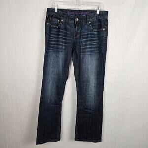 Cruel Denim Blake Straight Jeans Women's 30/9 S Blue Dark Wash
